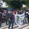 HMI Kuningan unuk rasa minta aktivis HMI yang ditahan dibebaskan.